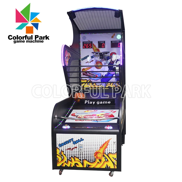 Parque colorido Ticket/Zona de juegos/Monedas/CÁMARA/Arcade/Arcade juego de baloncesto Máquina/tren/chico/corredor/Kiddle infantil/Galería/máquina de juego de baloncesto