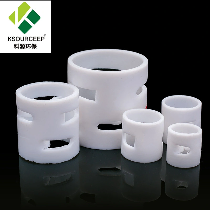 Plastic Random Packing Acid Resistance PTFE Pall Rings