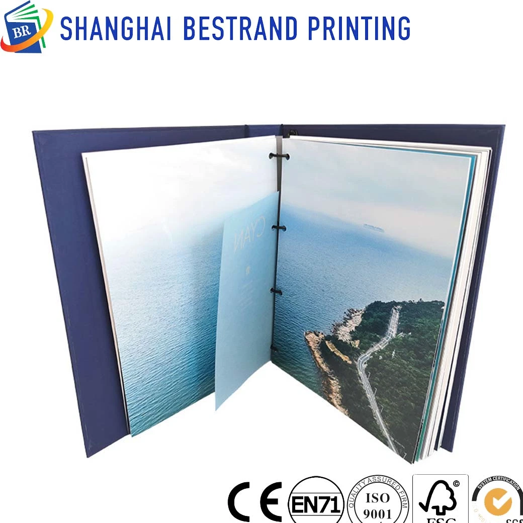 Personalize Hardcover Photography Book Printing with Elastic Band