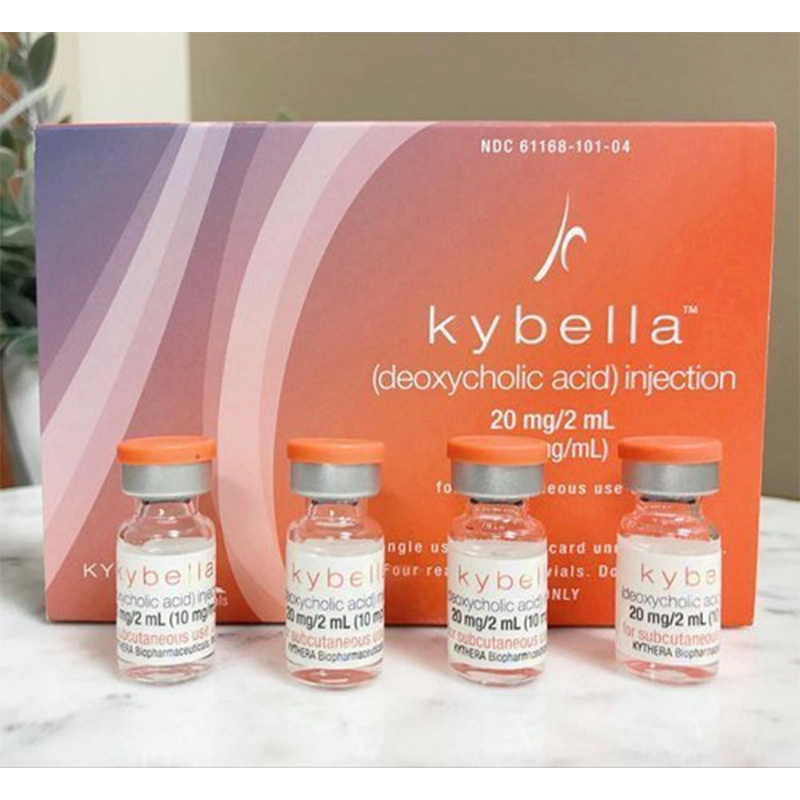 Kybella FDA Approved Injectable Treatment Dissolved Fat for Reducing Submental Fat Pad Excess Aka Double-Chin