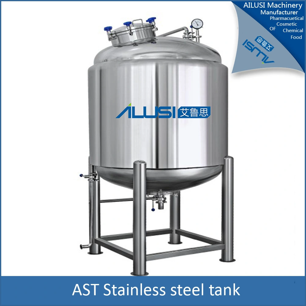 Stainless Steel Chemical Storage Tank Sanitary Storage Vessel Cosmetic Stainless Steel Tank Water Storage Tank