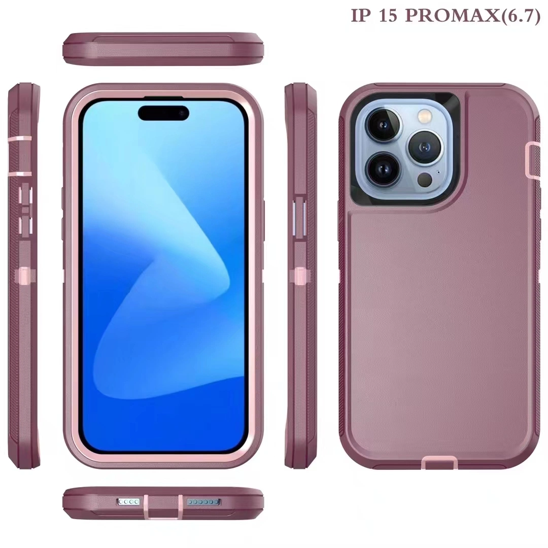 para iPhone 15 Capa Resistente à Prova de Choque Defender