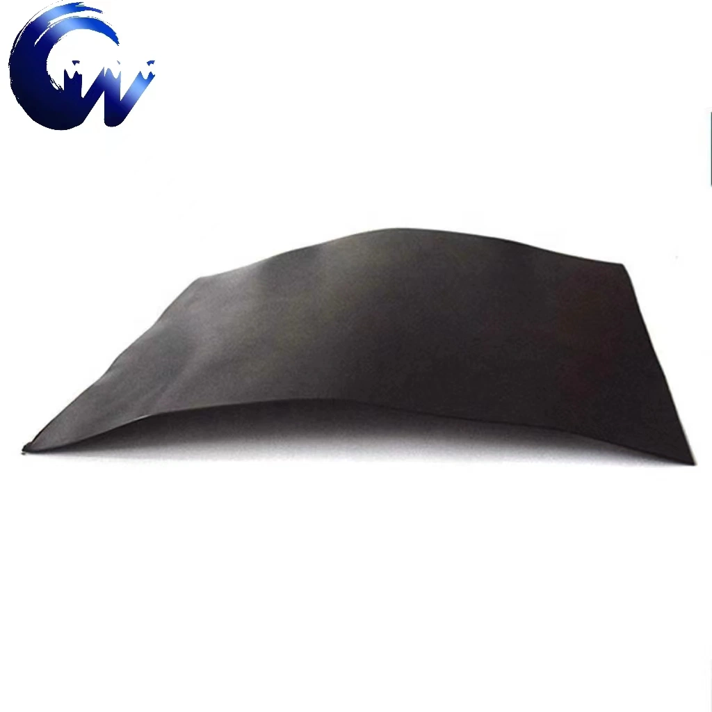 الأسماك الرخيصة الزراعة الأسود / الأزرق HDPE / EVA Pond Liner HDPE Gembane 2.5 مم