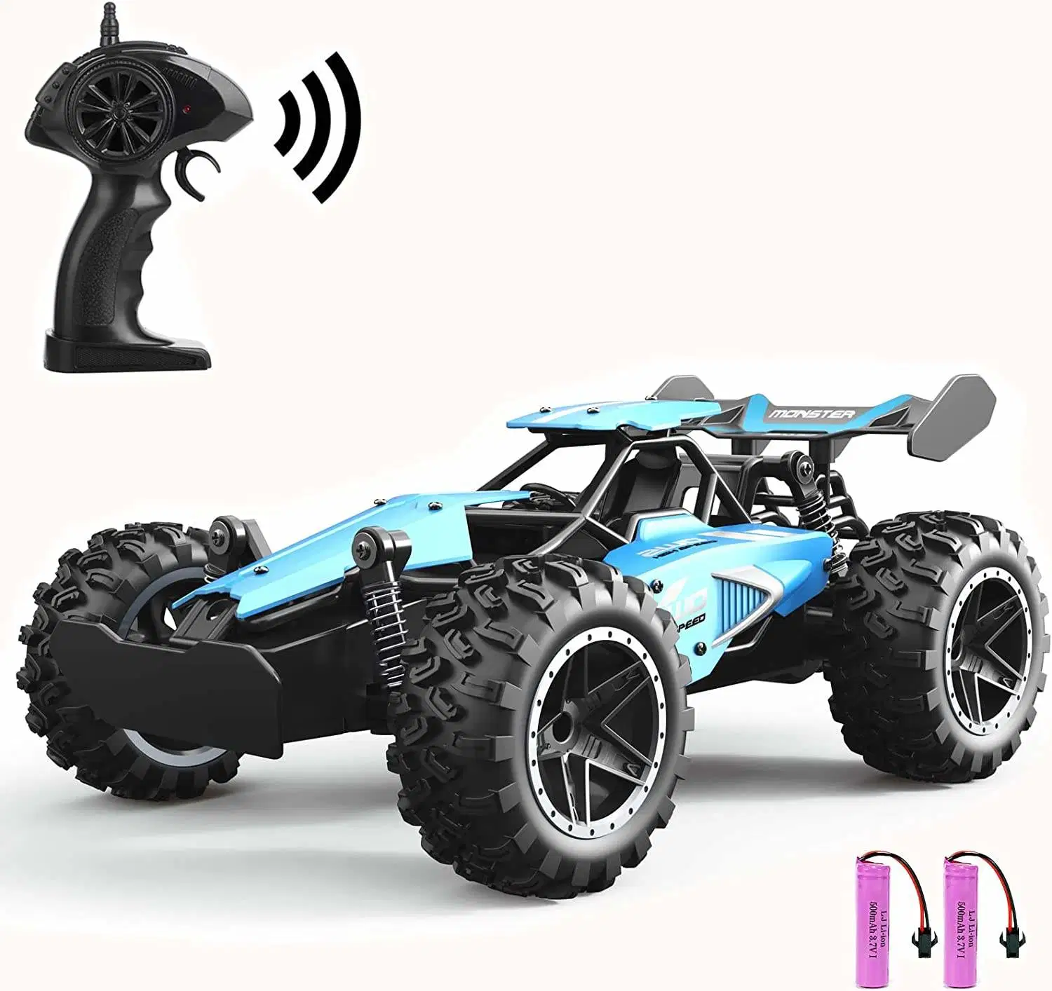 Rubber Big Tires Anti-Collision Settings 1: 18 High-Speed off-Road 2.4G Remote Control Car