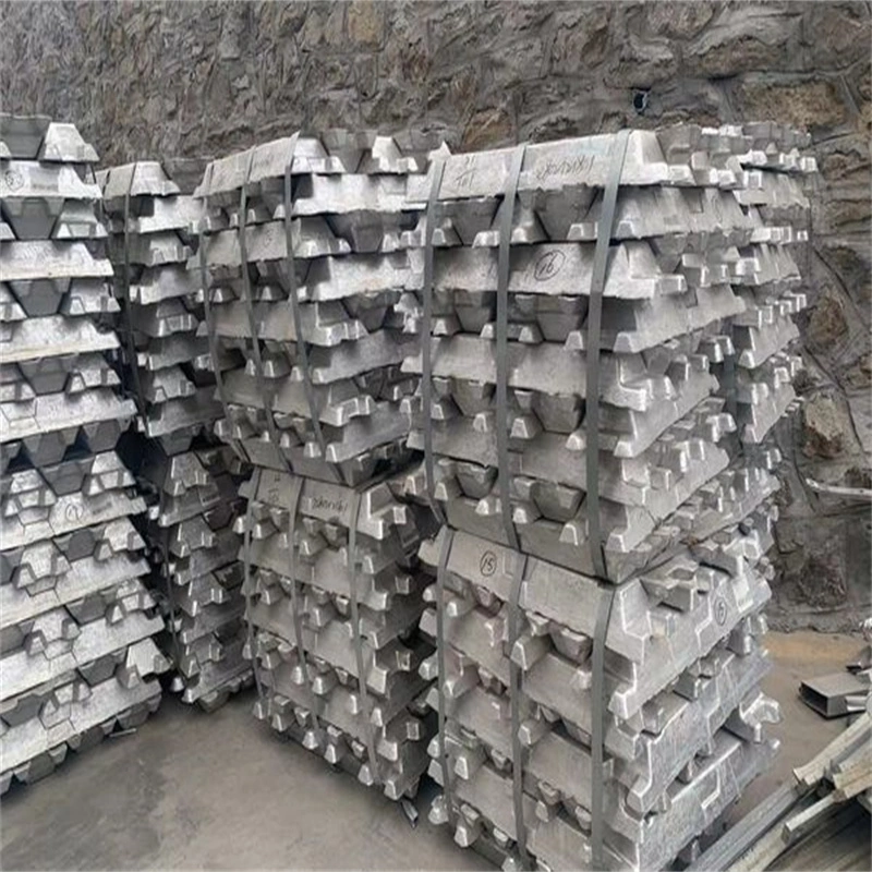 Top Quality/ High Purity 99.9% 99.8% 99.7% Lead Aluminium/Aluminum Alloy /Zinc /Metal/Zinc/Tin Alloy Ingot From Manufacturer Aluminum Billet A7 A8 A9 Ingots