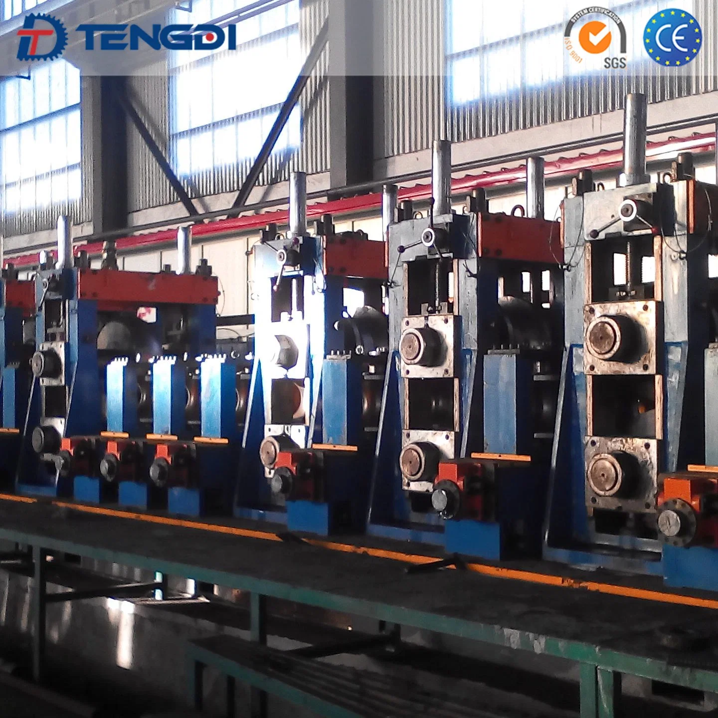 Low Price High Quality Carbon Galvanized Steel Pipe Tube Mill and Tube Making Machine