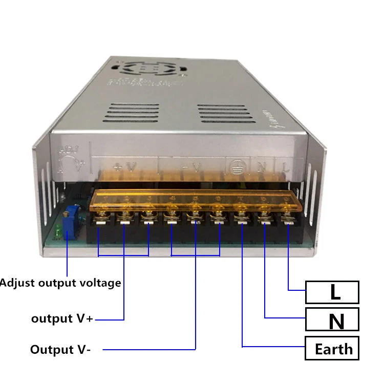 600W Switching Power Supply 220/110VAC to 80V DC with Digital Display DC Voltage Adjustable Power Supply 0-80V SMPS