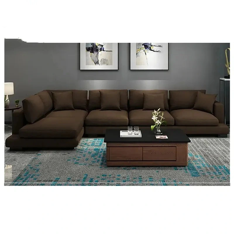 Modern Style Custom Fabric Sofa Leather Fabric Sofa Sofa Set Furniture Living Room