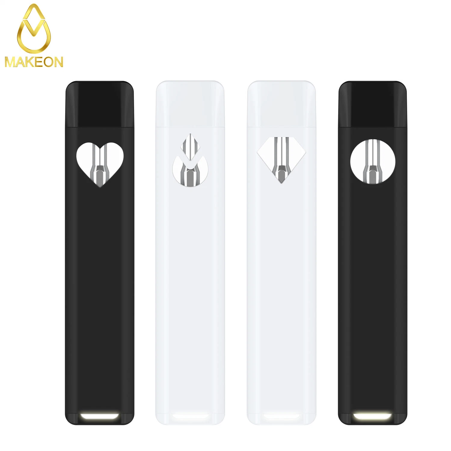 Makeon Ds New Tech Horizontal Ceramic Coil No Middle Rod Live Resin Live Rosin Disposable Vape Rechargeable Mini Vaporizer Pen-Style-E-Cigarette