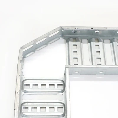 Customized HDG Pre-Galvanized Steel Aliminum Perforated Slotted Cable Trunking Systems Tray