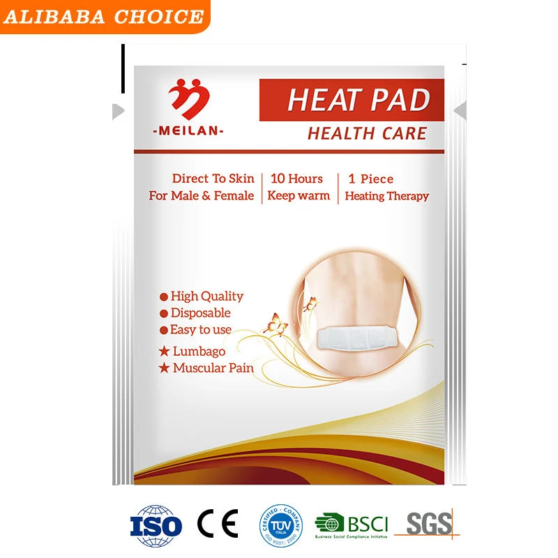 Embroidery Pain Relief Woven Rubber Wholesale/Supplier Activated Custom Shaped Shoulder Disposable Warmer Heat Patch