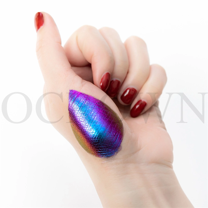 Iris Unicorn Chrome Mirror Chameleon Glitter Nail Polish Pigment