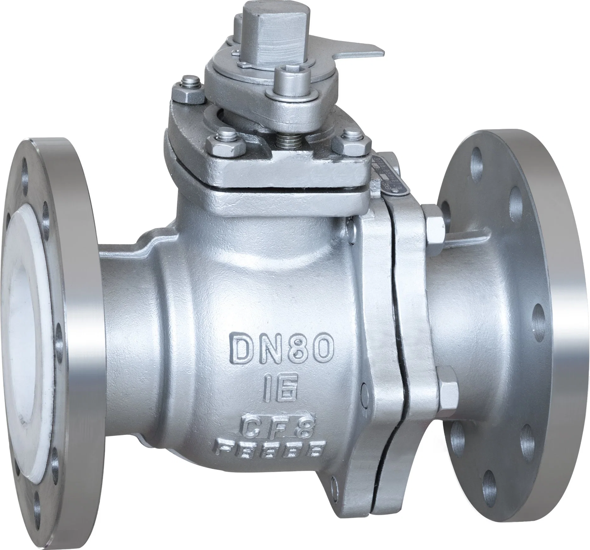 Stainless Steel PFA/PTFE Lined Ball Valve