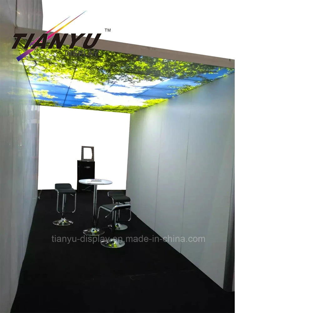 Tianyu M-Series System Custom Design Reusable Aluminum Trade Show Stand Exhibition Display Stands Booth