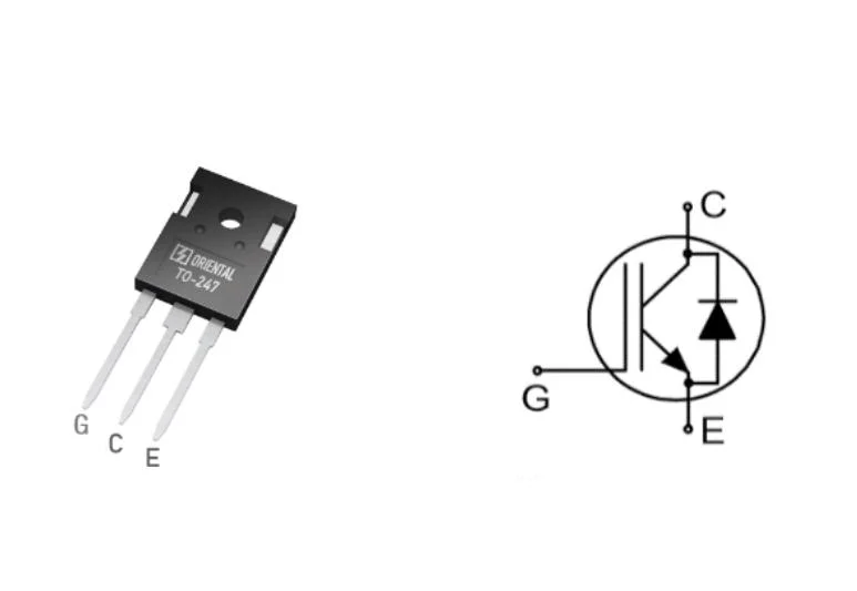 Excellente perte de conduction et de commutation TO247-F 800W Ost75n65hsmf 30V Fabricant Transistor bipolaire Trident Gate