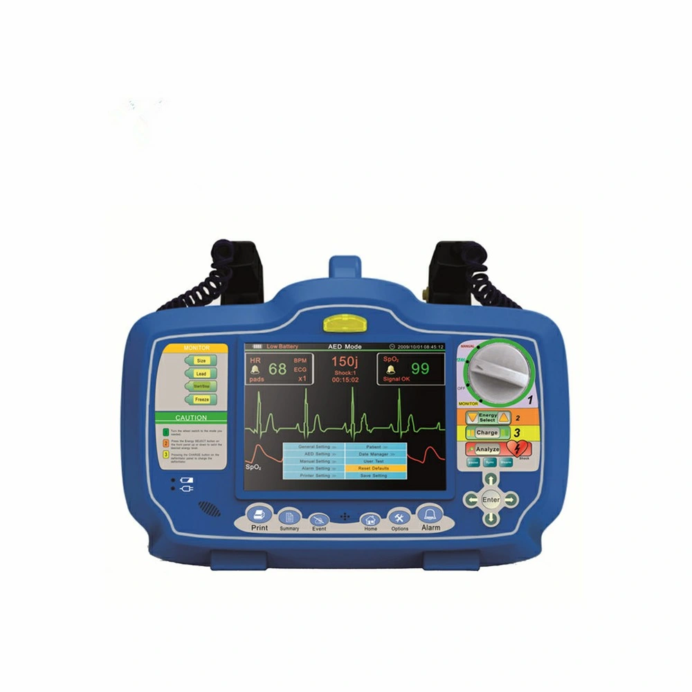 Automatic Oscillation Manual Synchronized Asynchronized Hospital Defibrillator Monitor for Sale