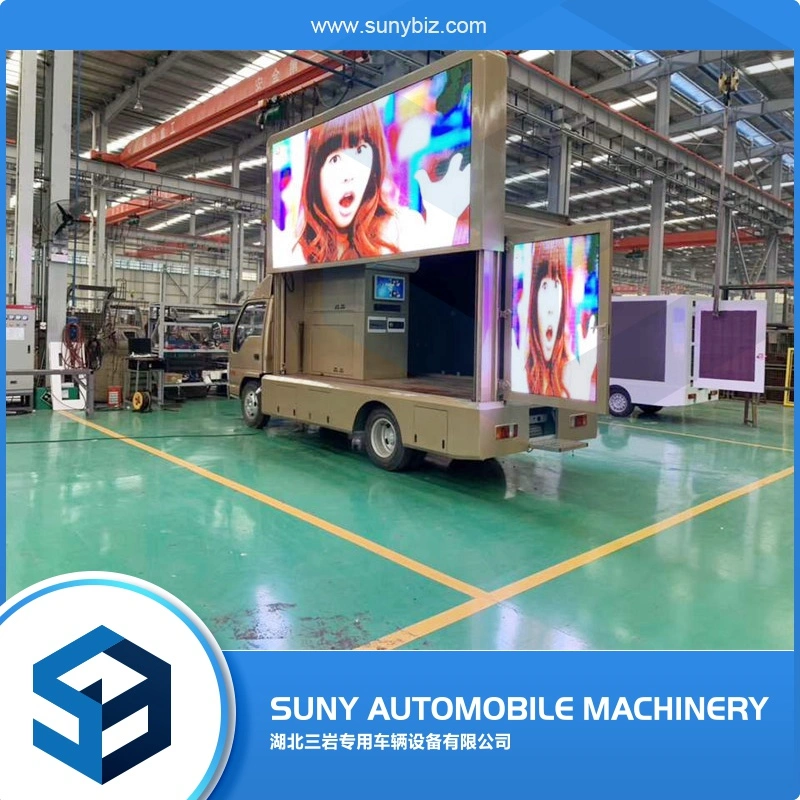 China Lieferant Tansania verwendet Full Color P6 Outdoor Mobile LED Video Truck / Car / Sightseeing Car Van Werbung Display Moving LED Display