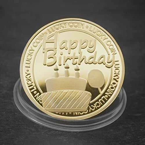 Custom Factory Price Happy Birthday Plating Challenge Coins Metal