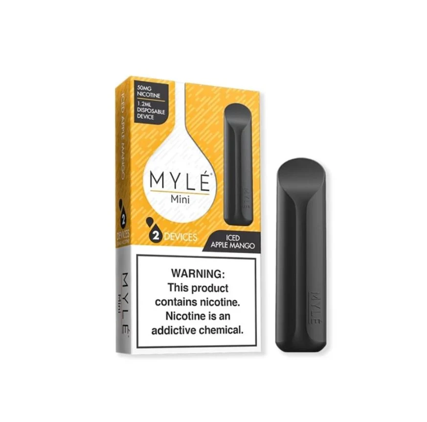 Caa e tendências de cigarros 19 sabores Myle Original Mini com 5% de nicotina Dispositivo de sal