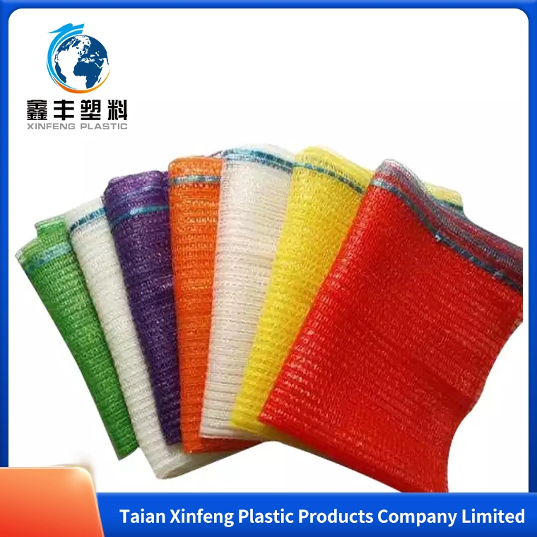 China Factory UV Treated Drawsting 10kg 25kg 30kg 50kg Firewood Vegetable Onion Potato Fruit Firewood Packaging Polypropylene Woven Bag Mesh Bag