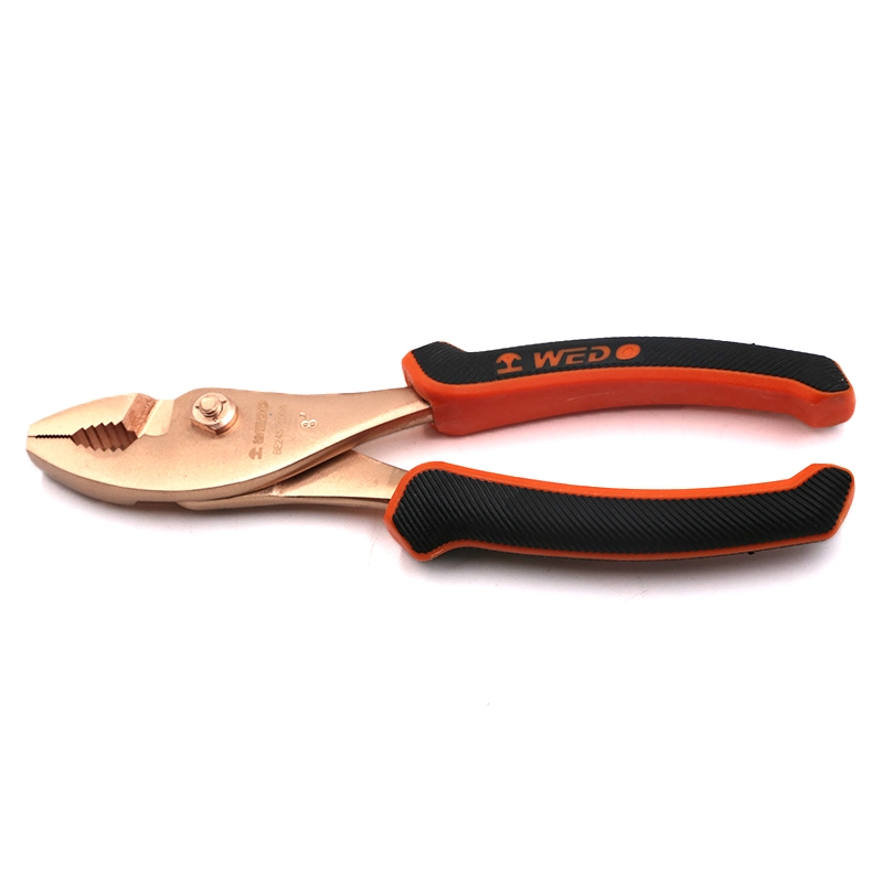 WEDO 6" 8" Pliers Non Sparking Adjustable Combination Pliers Bam/FM/GS Certified Anti-Slip Handle Beryllium Copper