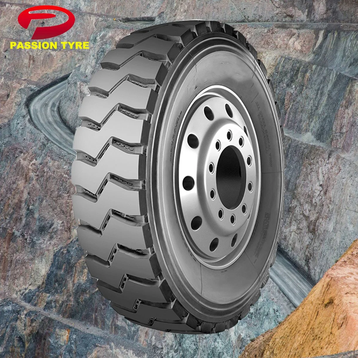 Heavy Duty All Steel Radial Truck Tyres, Tube Type Mining Truck Tires 10.00r20 11.00r20 12.00r20