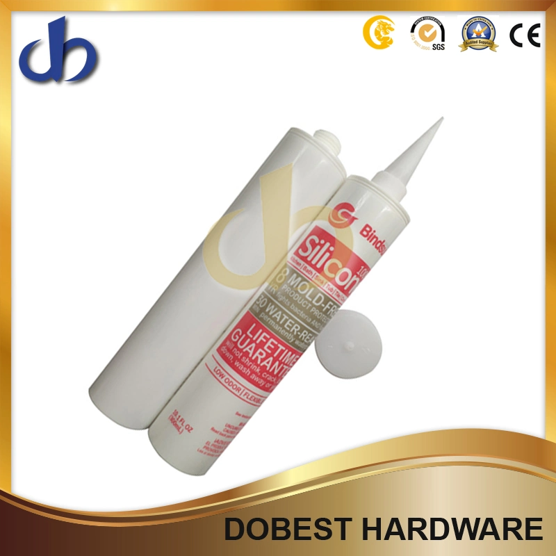 300ml HDPE Empty Cartridge with Piston and Nozzle for Silicone Sealant