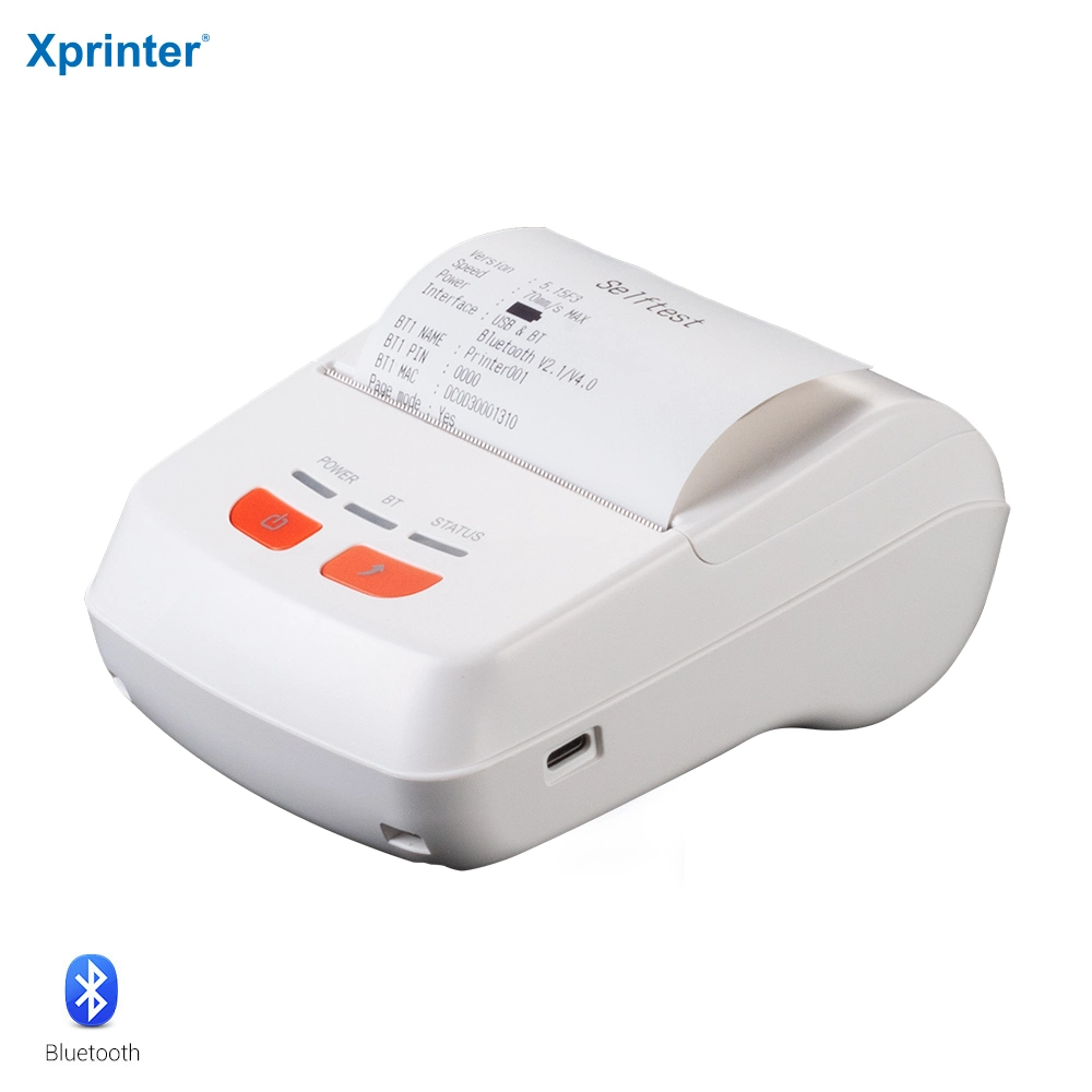 Xprinter portátil de mano impresora compatible para impresión de recibos (XP-P801A)