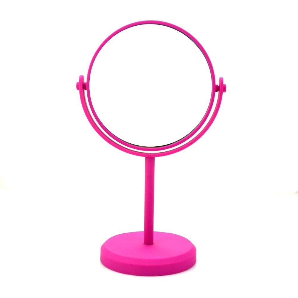 Double Sides Plastic Standing Table Mirror for Make up