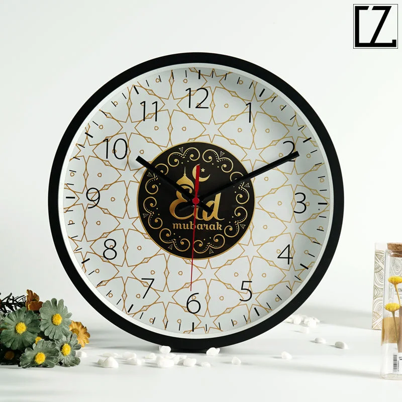 OEM/ODM Islamic Clock Wall Prayer Time Islam Promotion Luxury Custom Azan Wall Clock Home Decoration