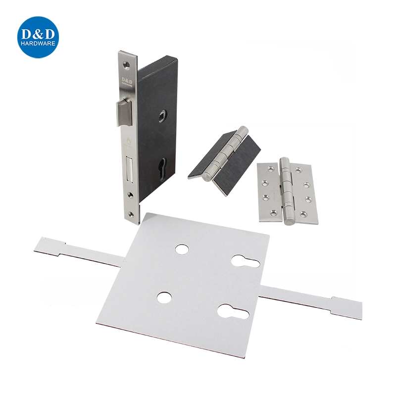 Fireproof Material Door Hinge Hardware Pads Behind Hinge for Security