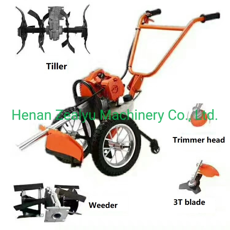 Handle Push Lawn Fine Trimming Household Gardening Lawn Mower 52cc Electric Lawn Mower Tractor