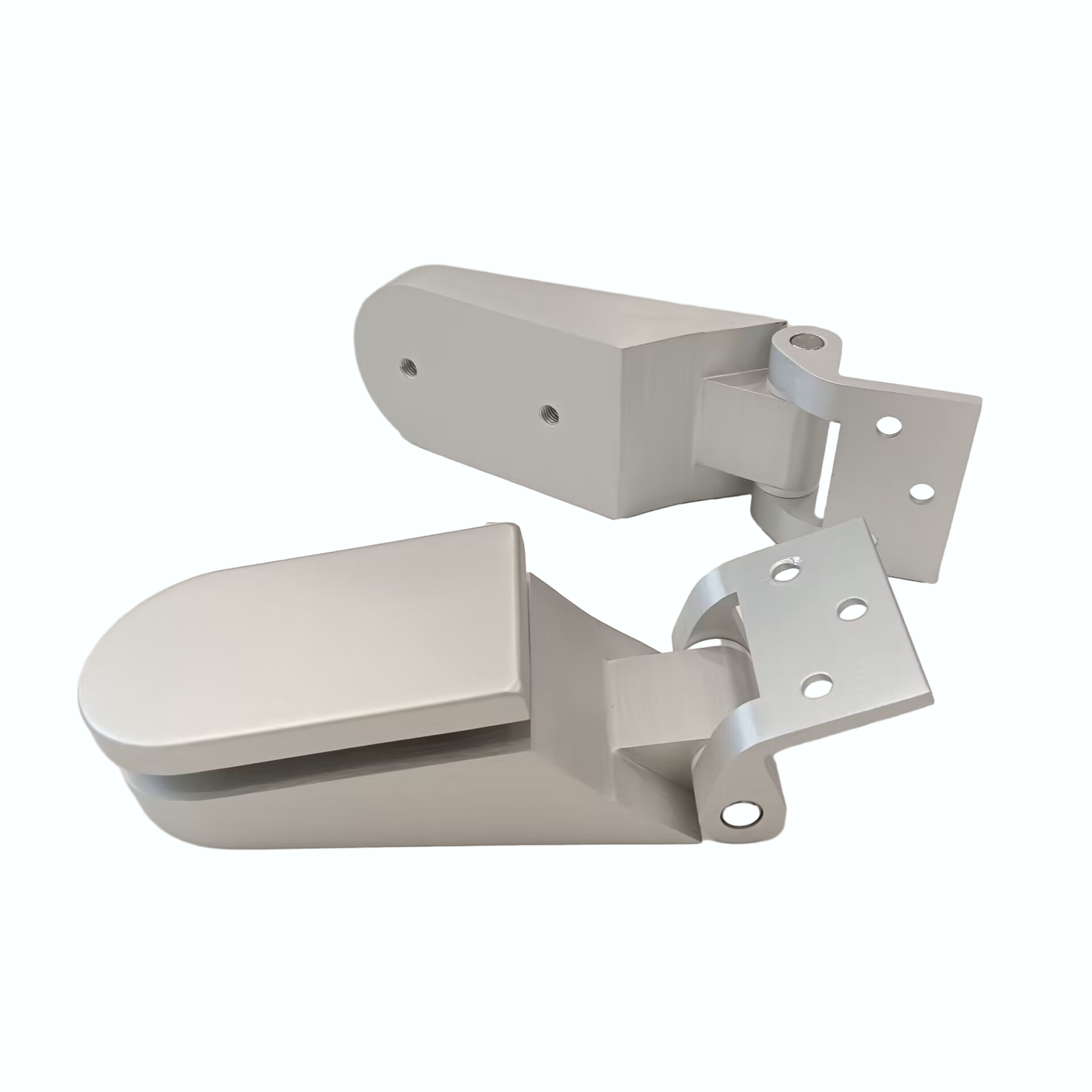 Glass to Wall Aluminum Glass Door Hinge Hardware Patch Fitting