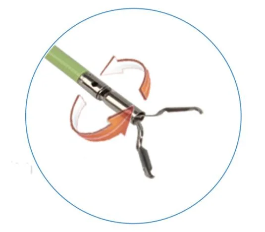 Single Use Flexible Rotatable Surgical Endoscopic Hemoclip for Gastroscope with CE Approved