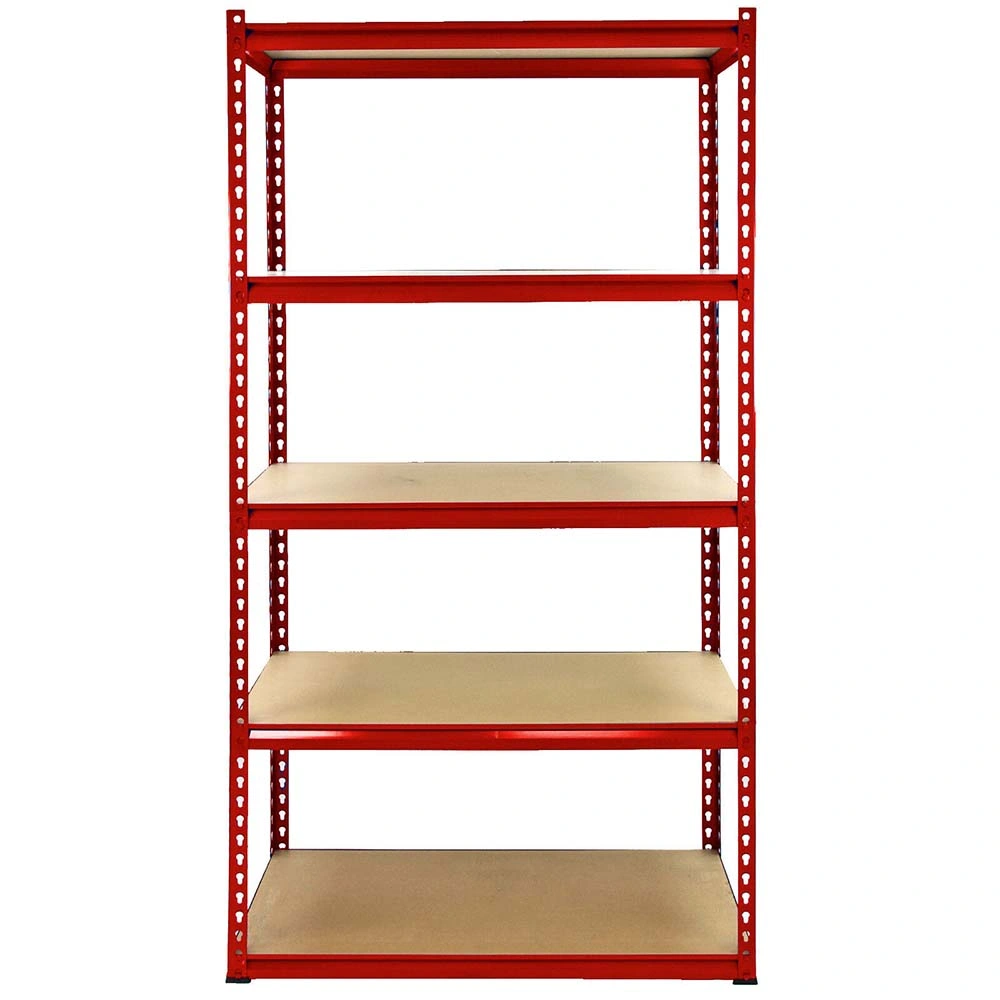 180cm X 90cm X 40cm 5 Tier Metal Garage Shelving Units 175kg Light Weight Rack