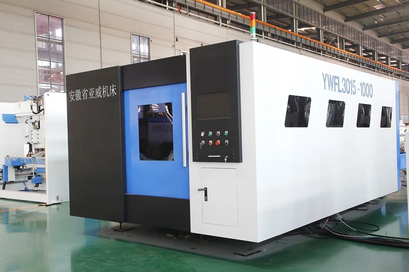 Automatic Fiber Laser Cutting Engraving Machine for Thin Metal Sheet