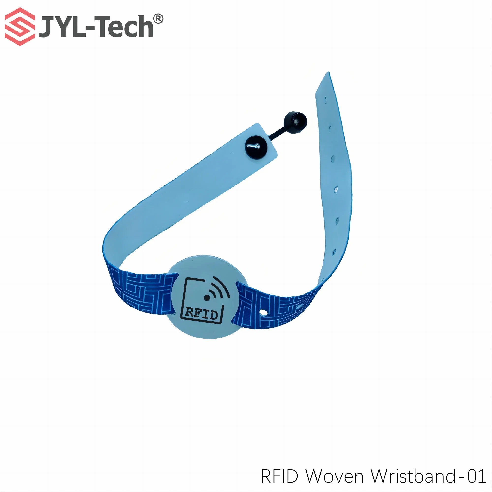 Customizable Lf/NFC Proximity Woven Fabric RFID Bracelet for Event