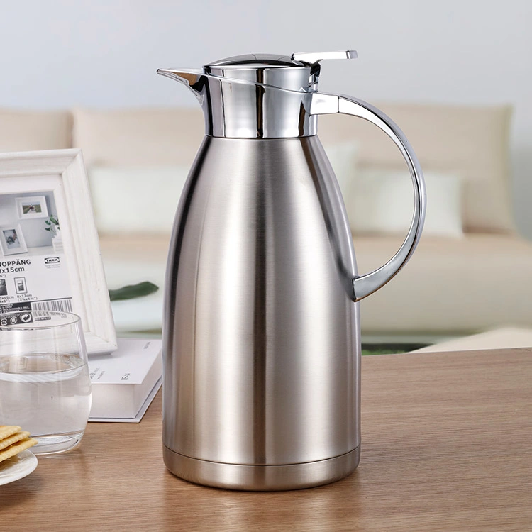 Wholesale/Supplier Stainless Steel Coffee Carafe Thermo Coffee Cold Drink Kettle Household Water Pitcher Bottle