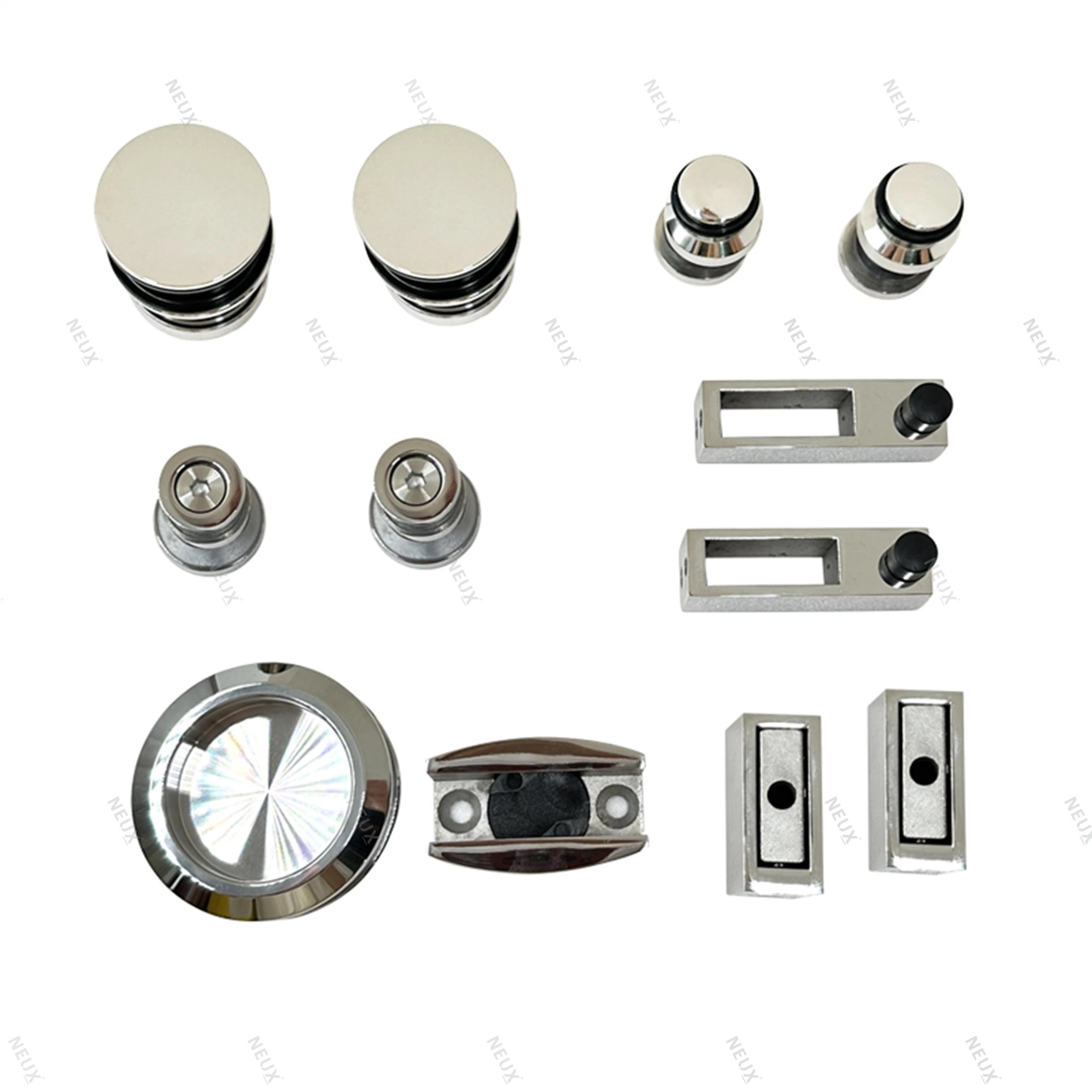 304 Stainless Steel Sliding Doors Roller Fittings System Shower Glass Door Hardware