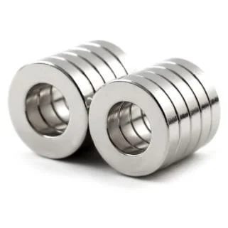 High Grade Neodymium Ring Magnet with Nickel Plating