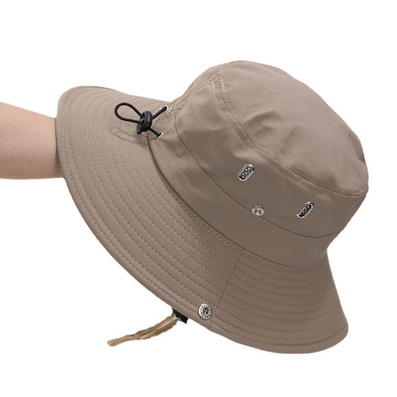 Custom Logo Cotton Canvas Leisure Fisherman Bucket Hat