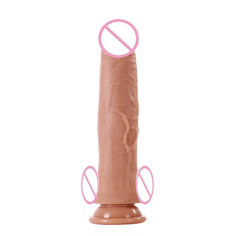 Pene Manual de silicona líquida enorme Dildo realista de tamaño extra grande hembra Masturbator juguete sexual