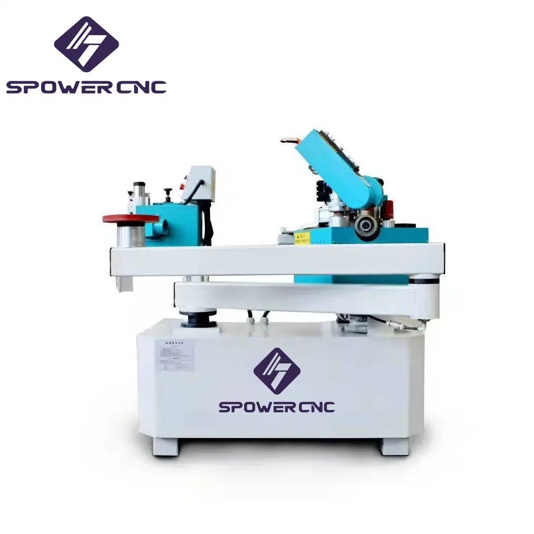 Semi Automatic Curve MDF Edge Banding Machine Curve Straight Board Edge Banding