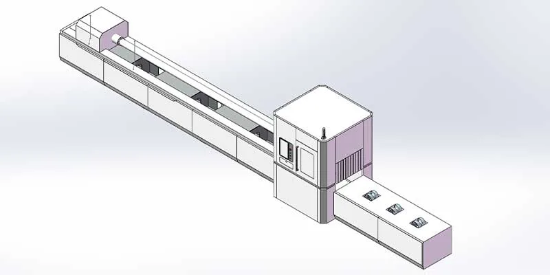 Fiber Laser Pipe / Tube Cutting Machine 1000W 1500W 2000W 3000W for Metal Carbon Seel Stainless Steel Aluminium Tube