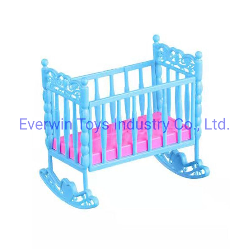 Beilinda Brand Plastic Toy Doll Furniture Bed for 1/6 Doll