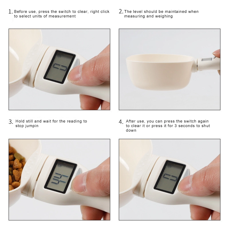 Electronic Weighable Pet Feeding Spoon