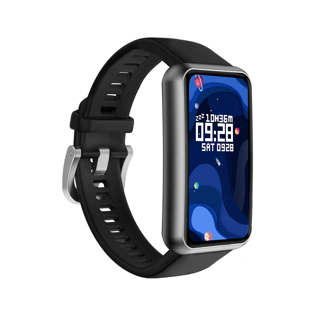 Sport Pedometer Fitness fréquence cardiaque informations météo Q7 Smart Bracelet