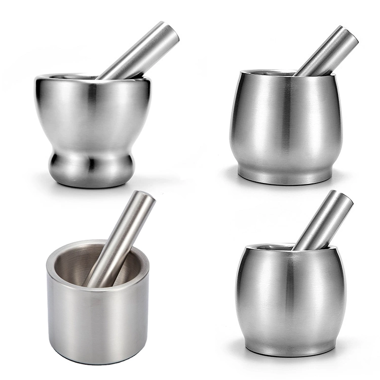 Kitchen Tools Grinding Pinch Bowl Mortar and Pestle Set