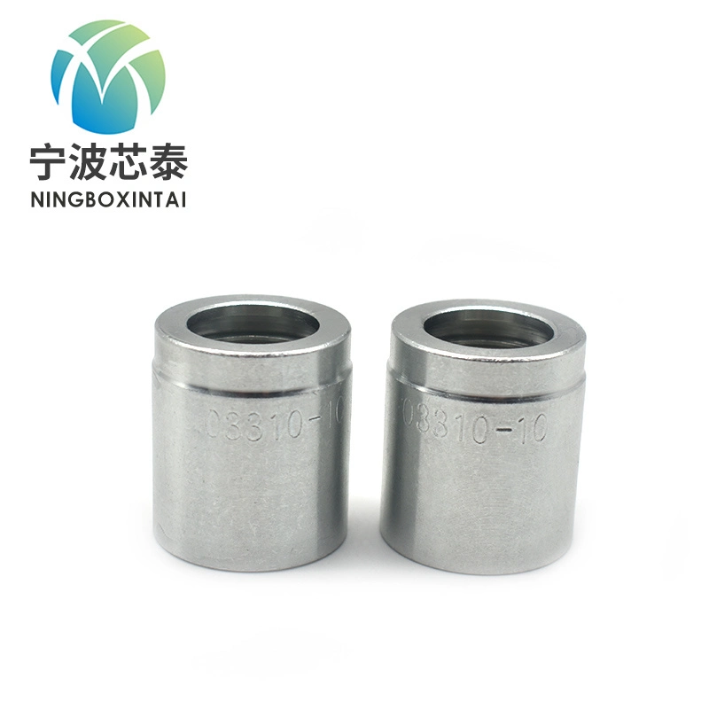 Hydraulic Ferrule for SAE100 R1/R2/1sn/2sn/One Wire/Two Wire Hose 03310 Ferrule for R12 4-Spiral Hose