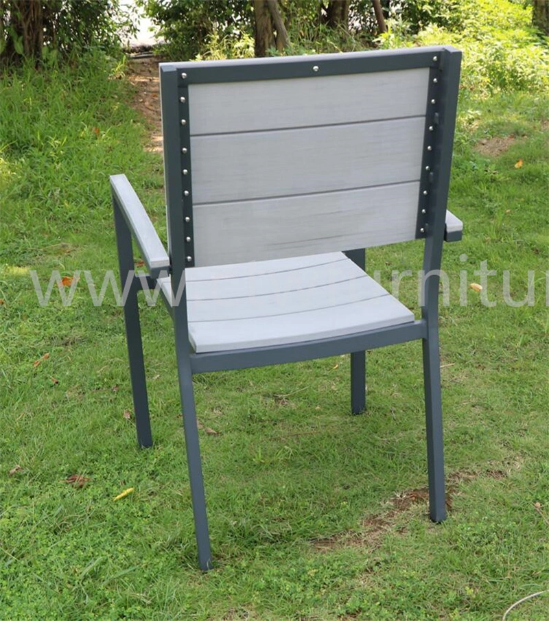 Outdoor Garden Furniture/Plastic-Wood Dining Chair for Sale